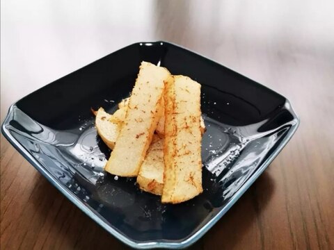 簡単すぎるおつまみ☆お弁当にも◎長芋の素揚げ